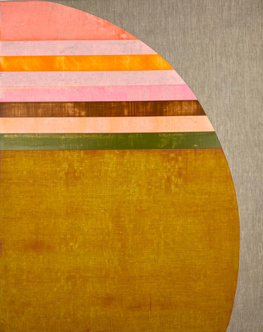 Arc in Orange and Gold original Canadian art by Peggy Bell