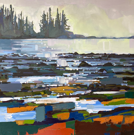 Dog Island Road For Merrick original Canadian art by Chrissy Nickerson