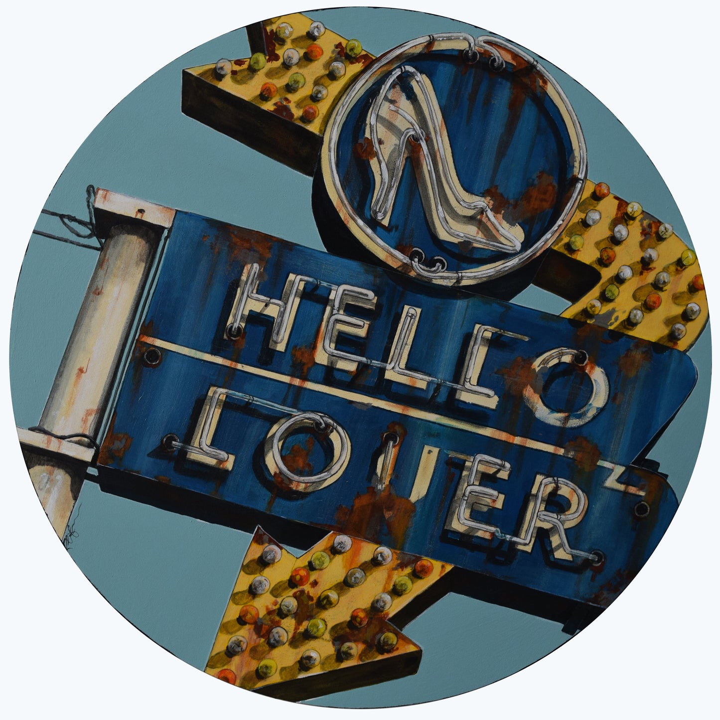 Hello Lover original Canadian art by Rob Croxford