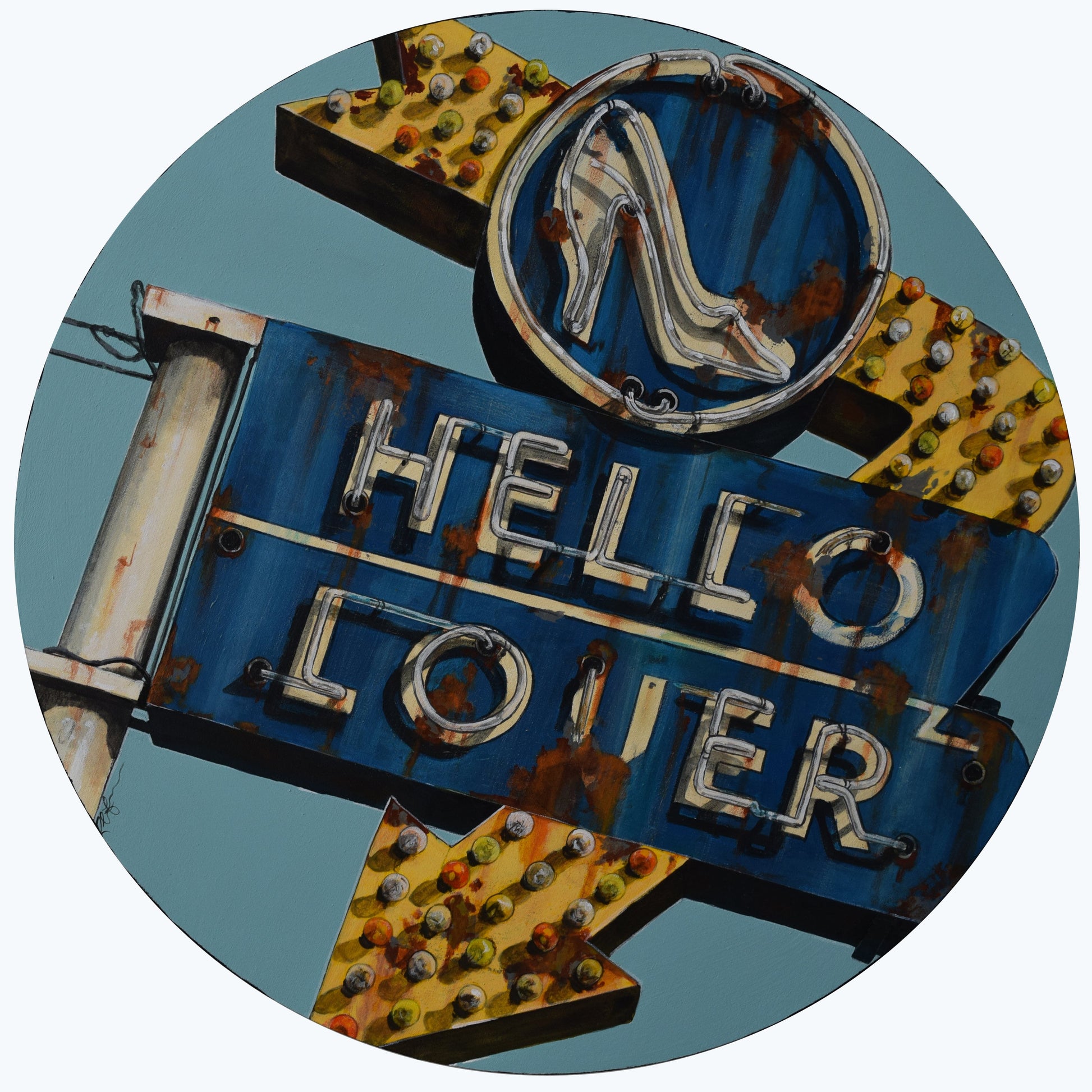 Hello Lover original Canadian art by Rob Croxford