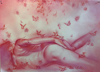 DayDream:Butterfly 1  original Canadian art by Carl White
