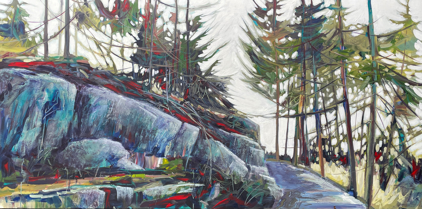 Wandering Path, Whistler BC original Canadian art by Shane Norrie