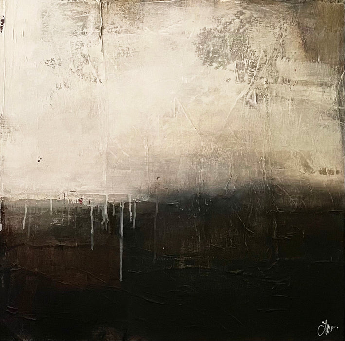 It’s Not So Black and White original Canadian art by Laura Harris