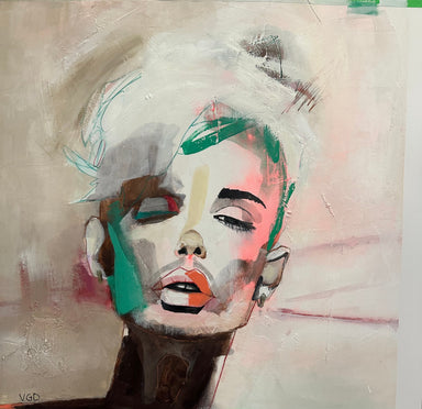 Pretty boy original Canadian art by Vikki Drummond