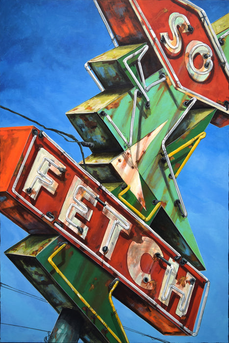So Fetch original Canadian art by Rob Croxford