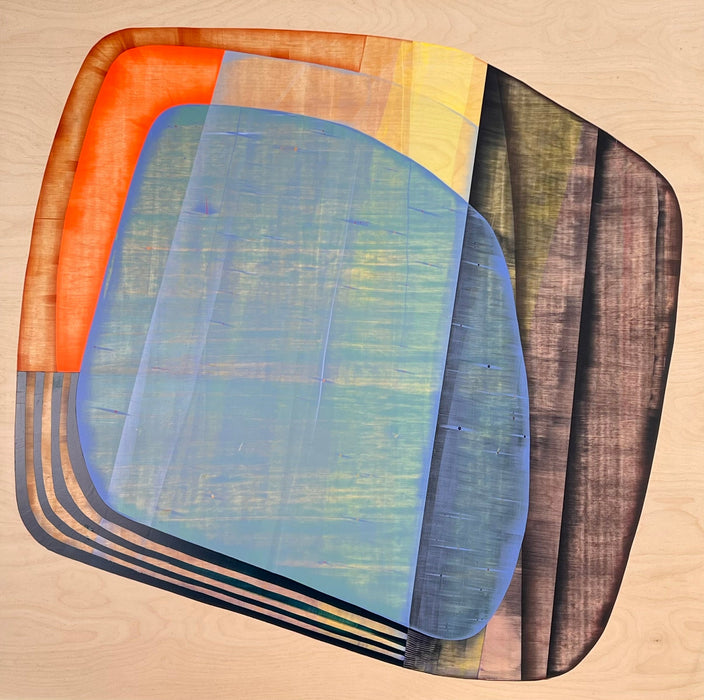 Striped Cell V by Peggy Bell