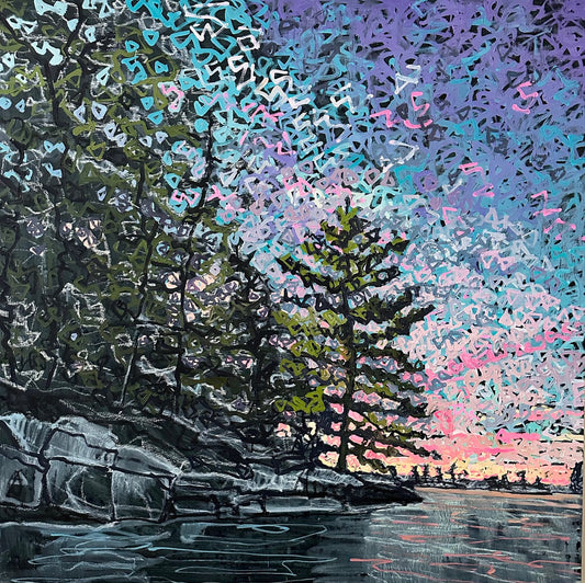 Technicolour Dreams Variation 4 original Canadian art by Kim Atlin