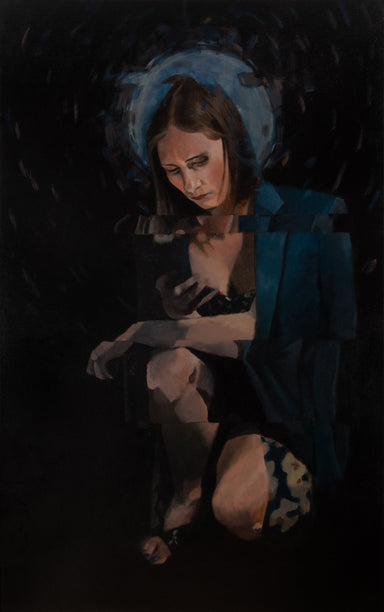 Update Later  original Canadian art by Adrien Smart